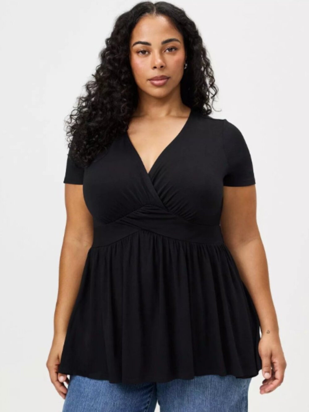 Torrid Twist Front Tunic Baby Doll ~ 2/2X/18-20 NWT